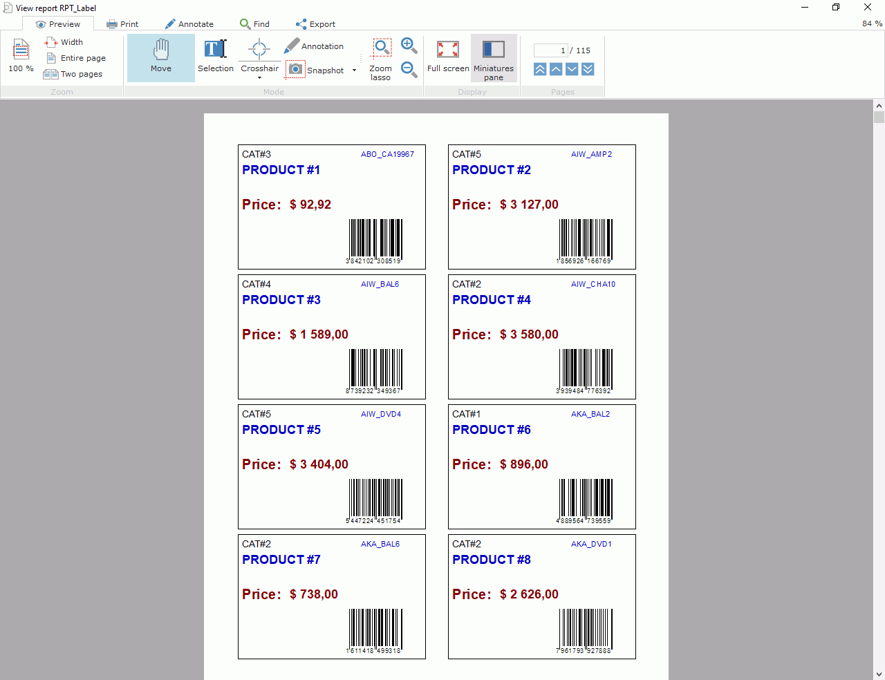 Report editor: Report types available - PC SOFT - Online documentation