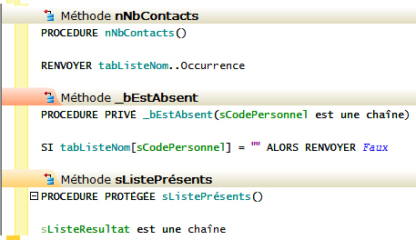 Color of method bars