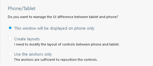 Diferenças entre tablet / telefone