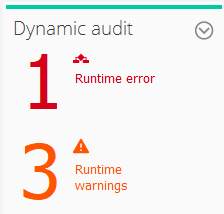 Dnamic Audit widget