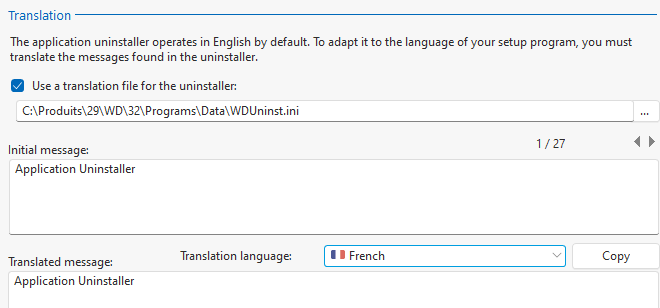 Translation input