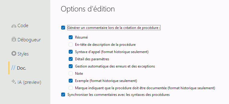 Documentation automatique des procédures et méthodes - PC SOFT ...